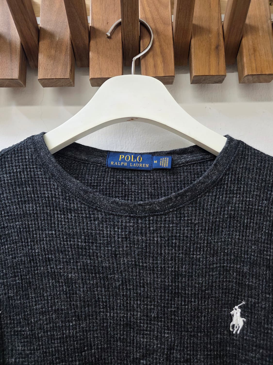 POLO RALPH LAUREN 폴로랄프로렌 와플 니트 티셔츠 상품이미지2