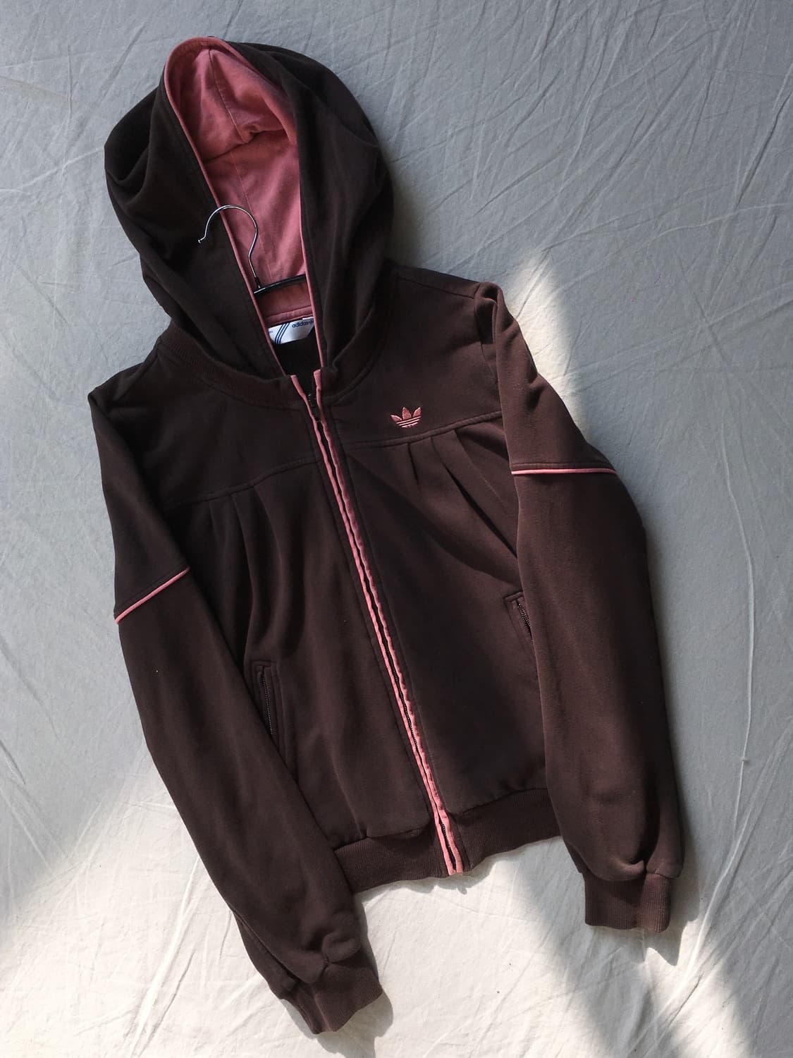 아디다스 가슴로고 후드집업 상품이미지3