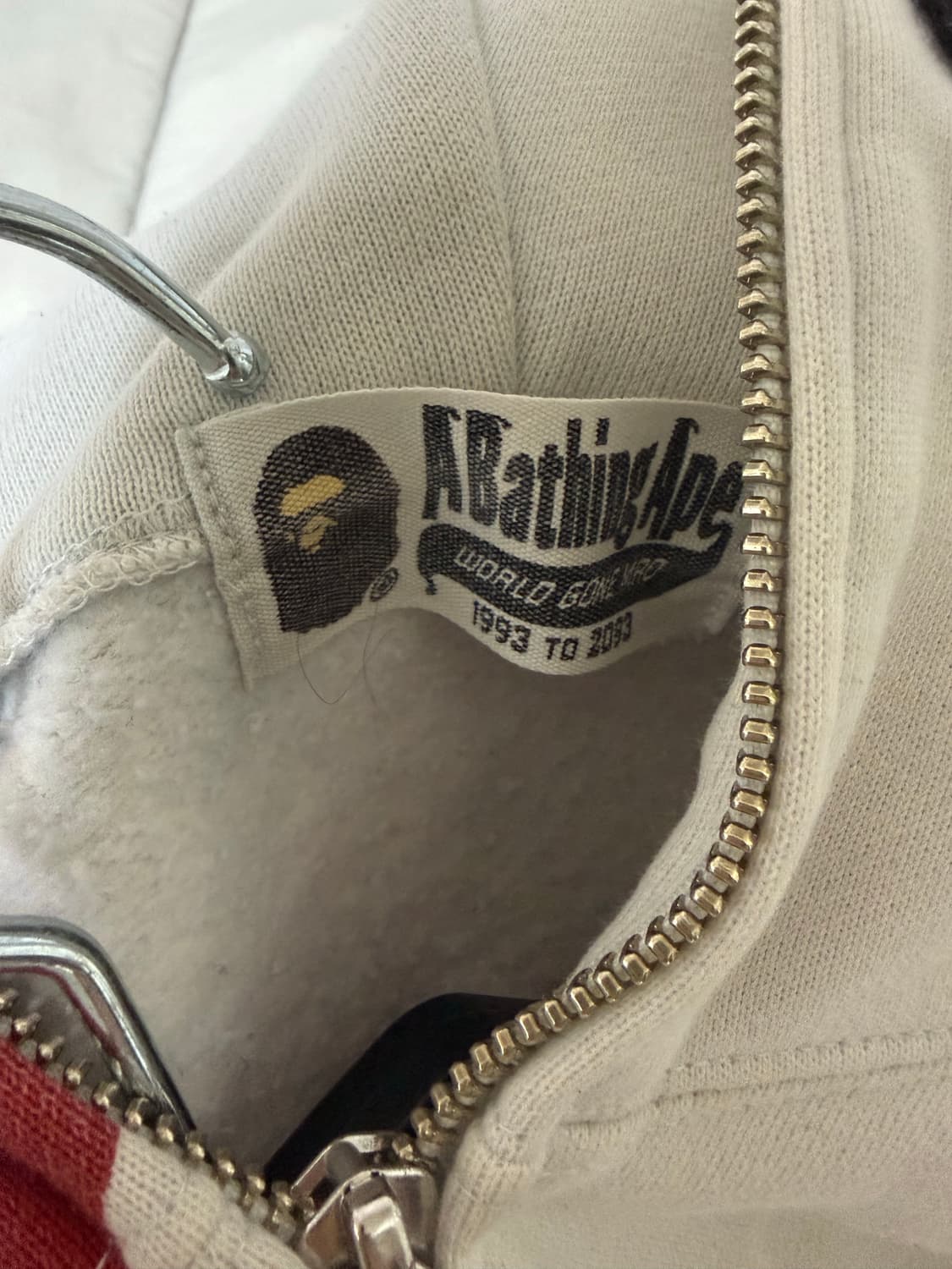 베이프 후드집업 (화이트) 상품이미지6