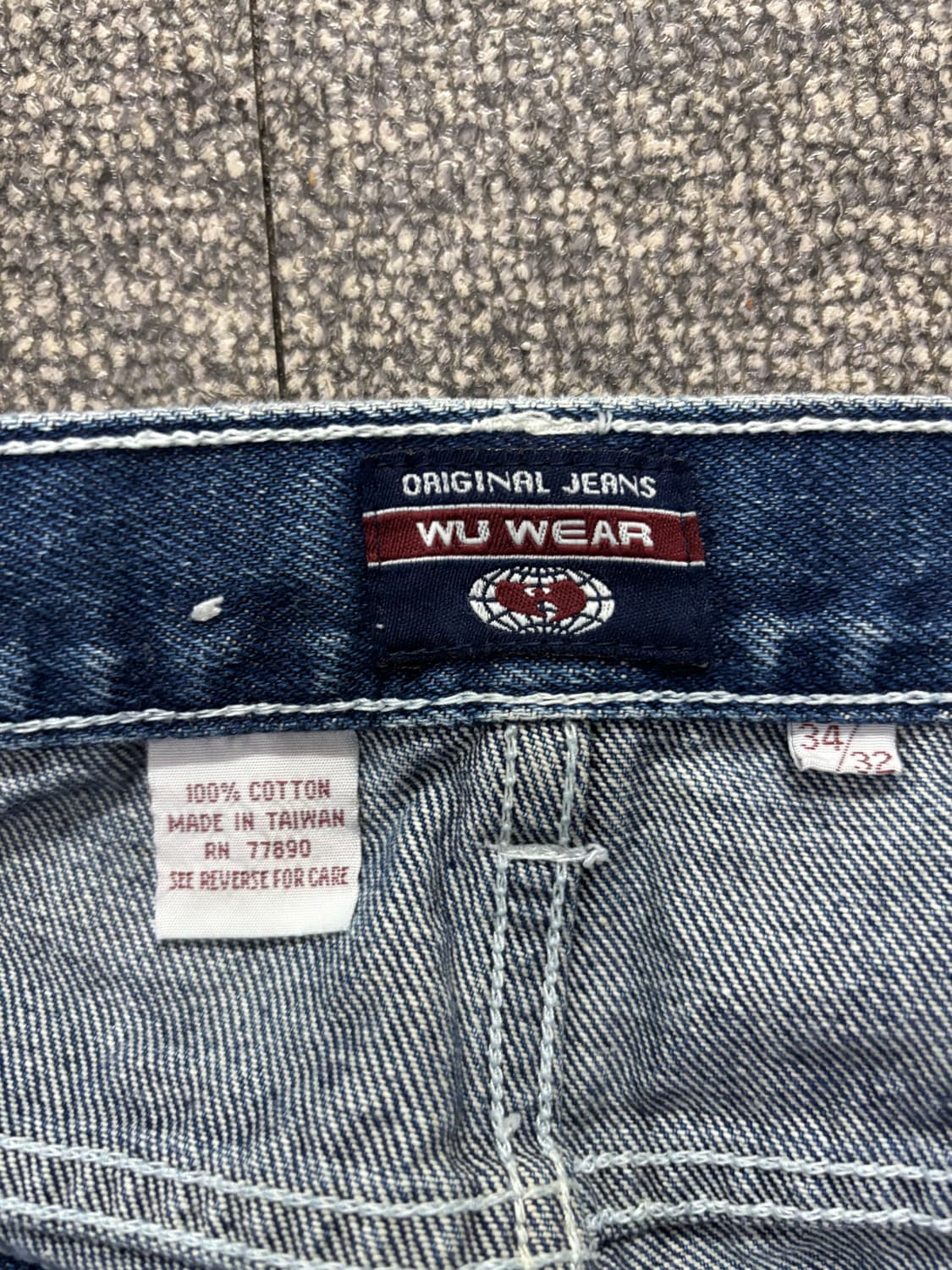 WU WEAR 와이드 데님팬츠 상품이미지10