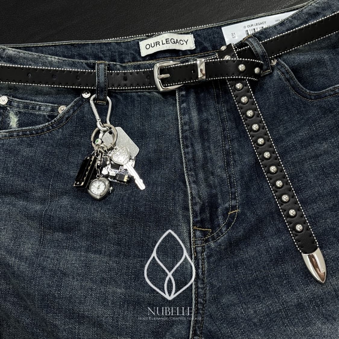 🌗 Ball stud western belt / 볼 스터드 웨스턴 벨트 상품이미지2