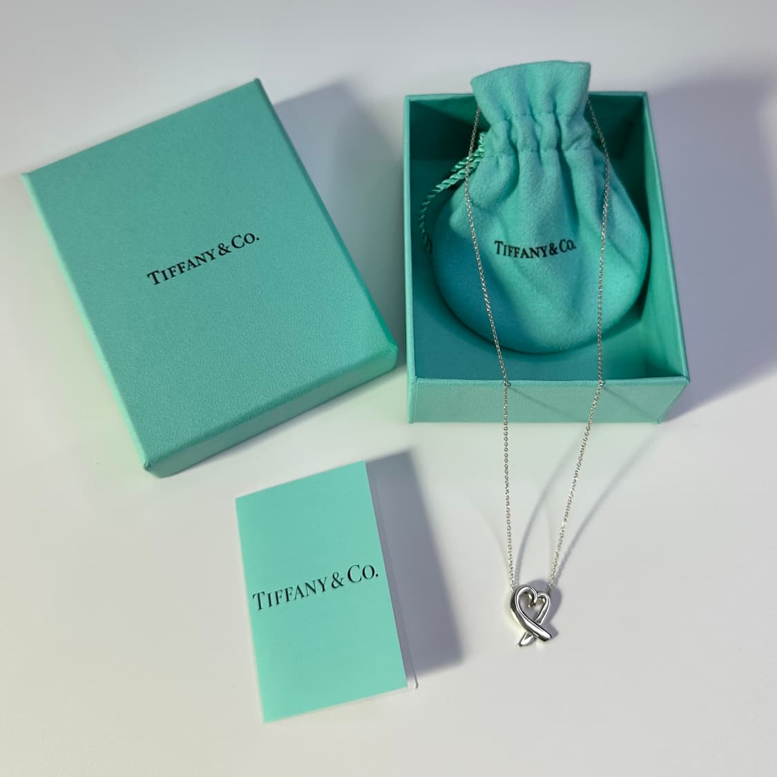 [S+급/풀구성] 티파니앤코 팔로마 피카소 러빙하트 목걸이 실버 상품이미지8