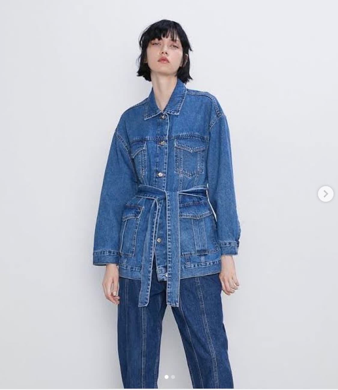 프리마돈나 진청 데님 자켓 상품이미지8