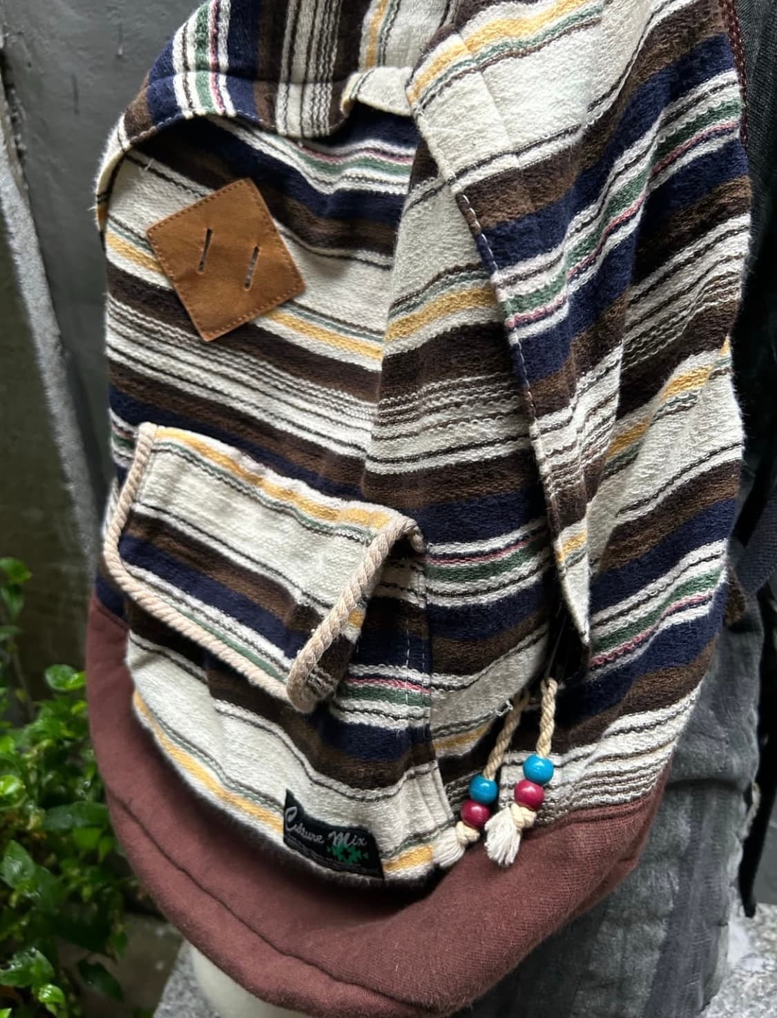 빈티지 모리걸 스트라이프 백팩 상품이미지2