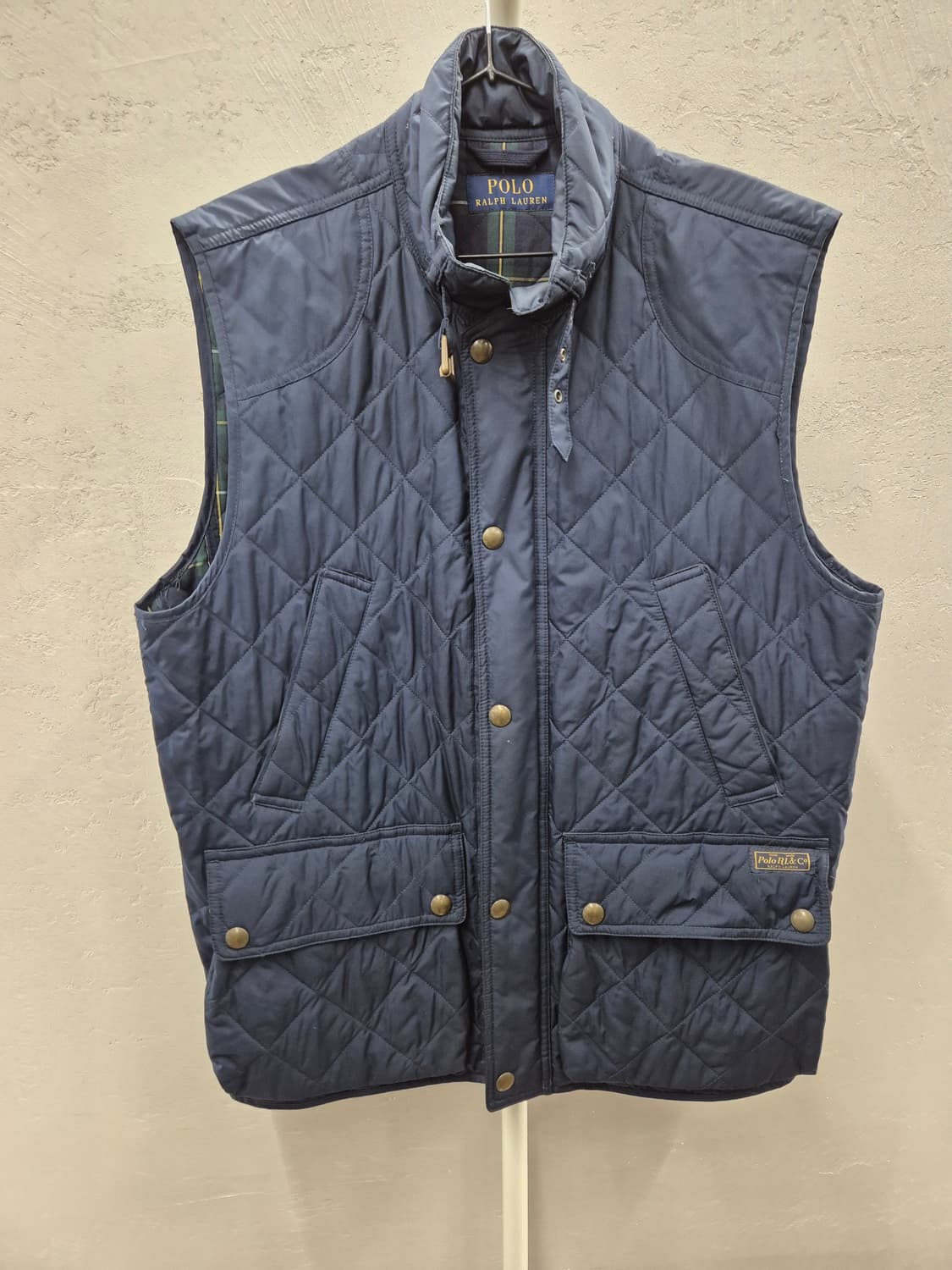 폴로 랄프로렌 퀼팅 조끼 네이비 M 상품이미지2