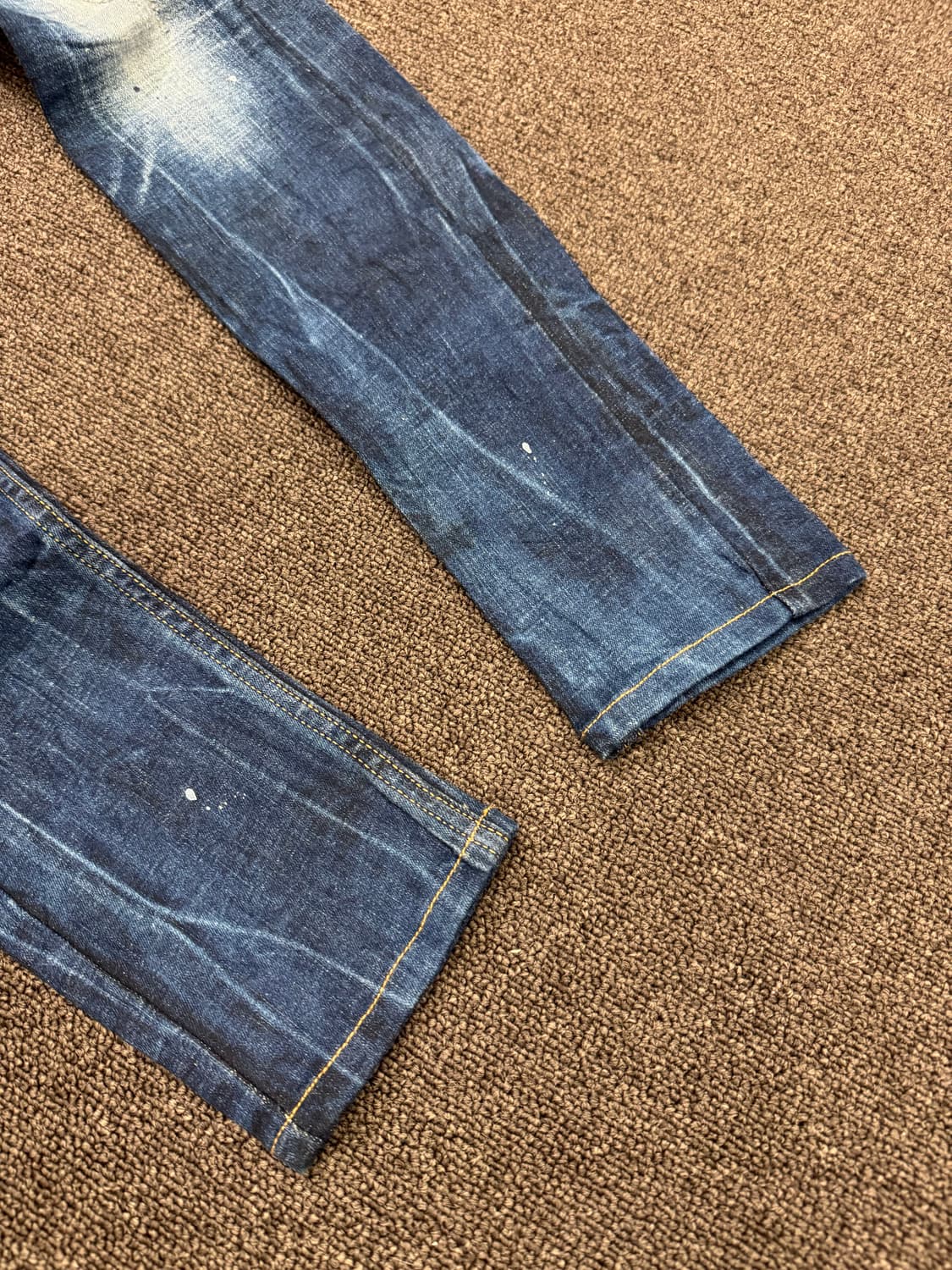 25)레드페퍼 빈티지 Y2K 십자가 패치 자수 로우라이즈 데님팬츠 상품이미지6