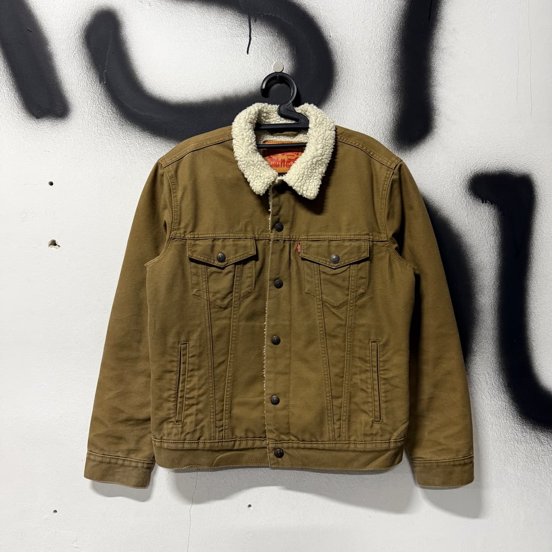 리바이스 쉐르파 데님 크롭 트러커 자켓 상품이미지1