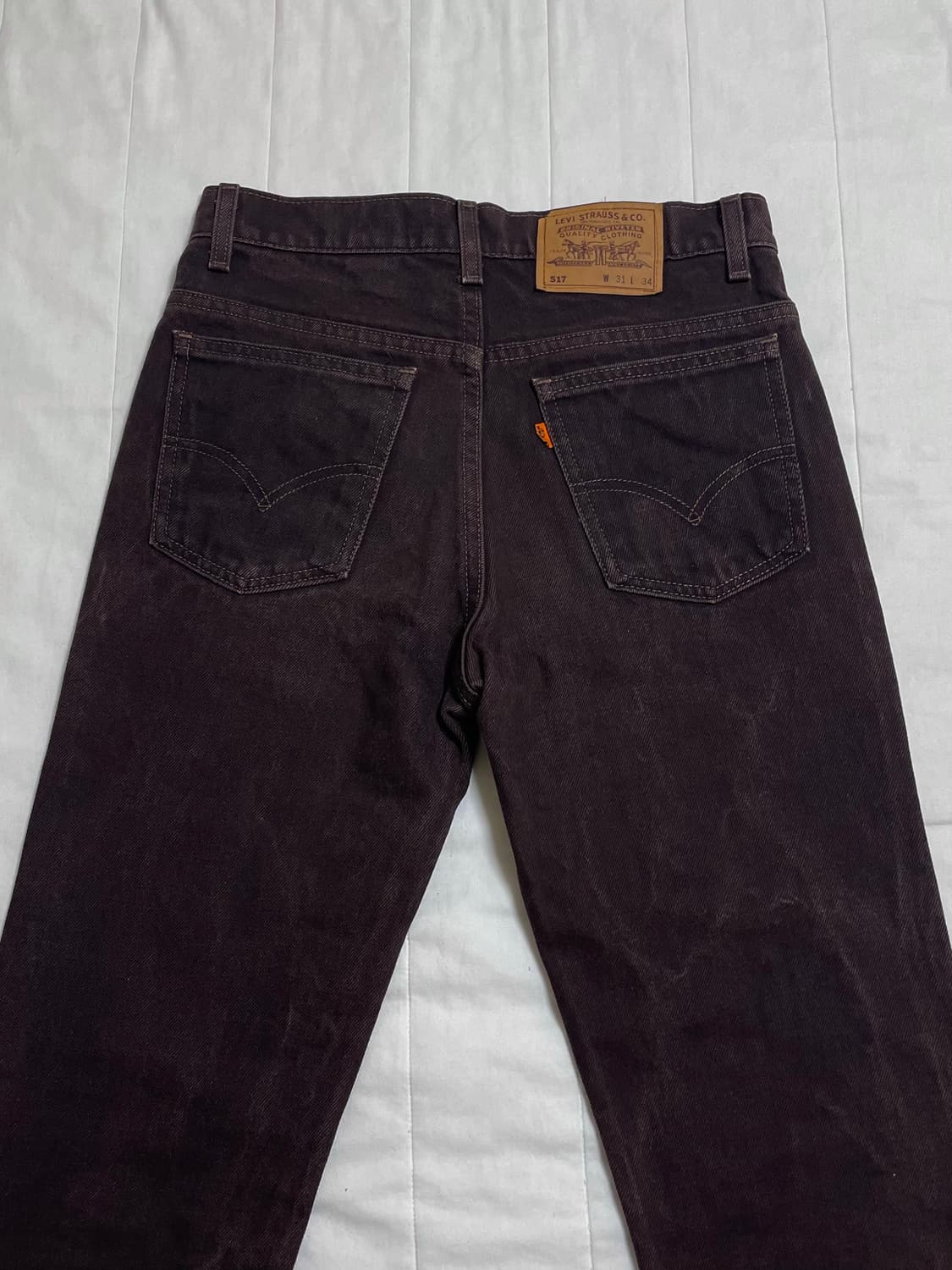 리바이스 90s 브라운 517 부츠컷 벨바텀 상품이미지6