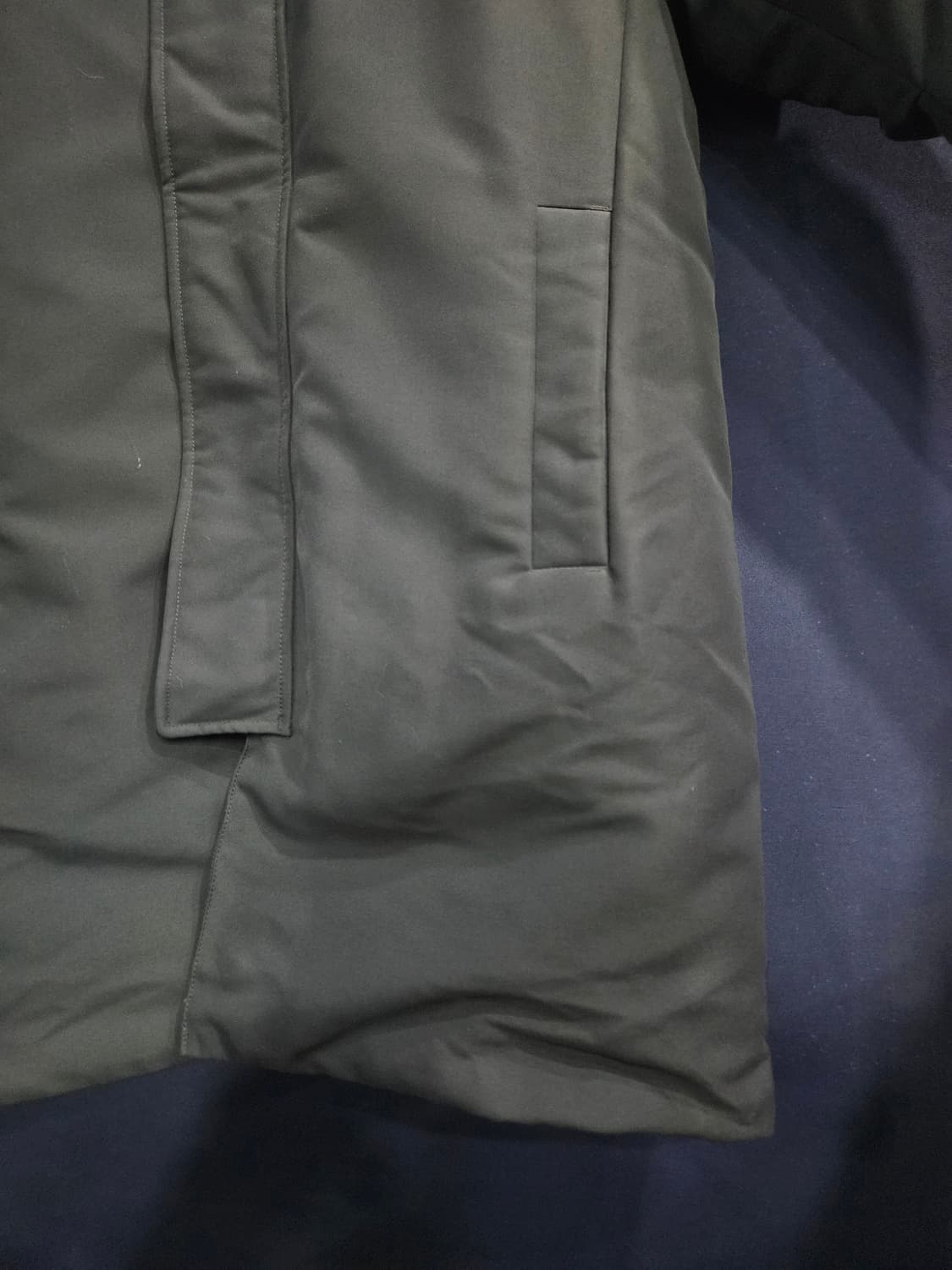 빈폴 다크그레이컬러 남성 100 구스다운 하프패딩 상품이미지6