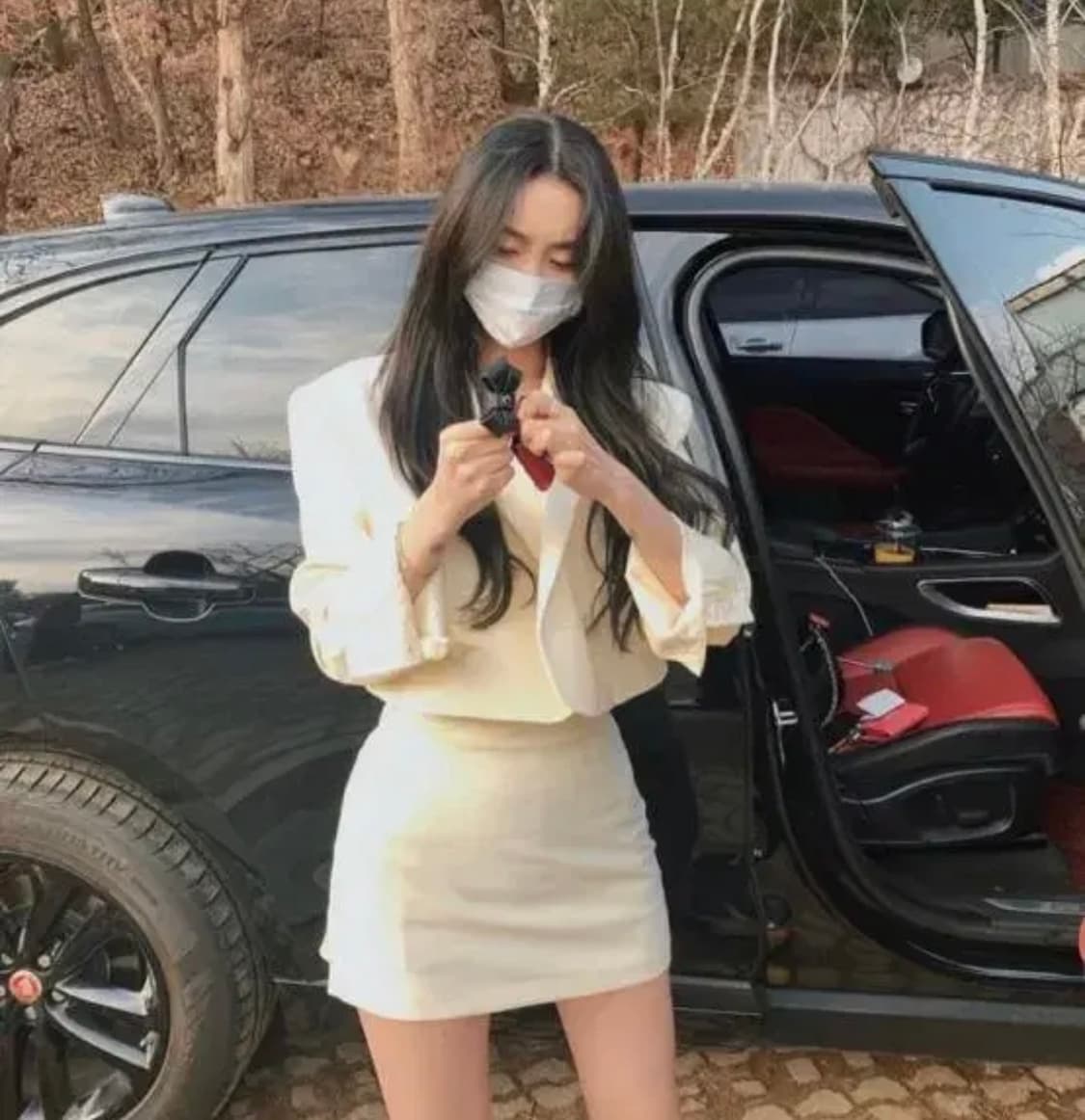 [새상품]페일제이드 레몬옐로우 셋업 크롭자켓 상품이미지2