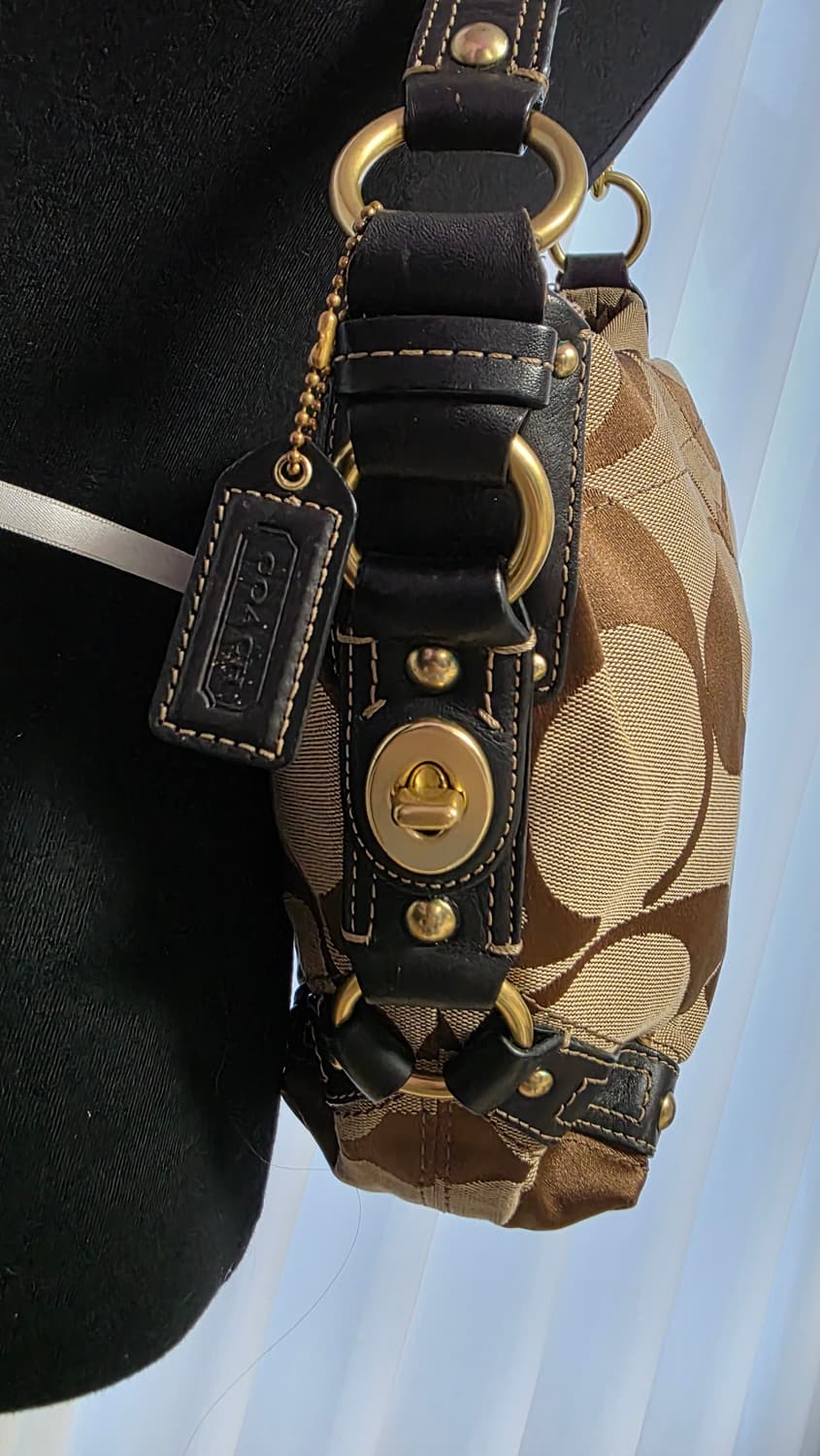 코치 시그니처 턴록 소호백 00s y2k 상품이미지2