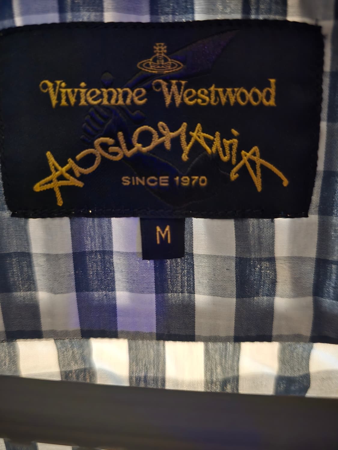 비비안 웨스트우드 체크셔츠 M사이즈입니다. 상품이미지6