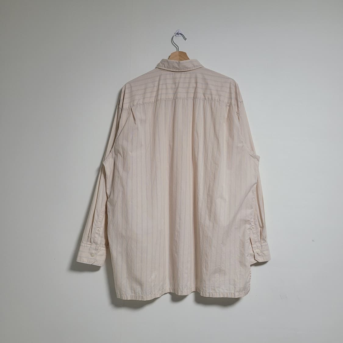 (XL) UNIQLO U 유니클로 유메르 스트라이프 셔츠 남방 상품이미지4