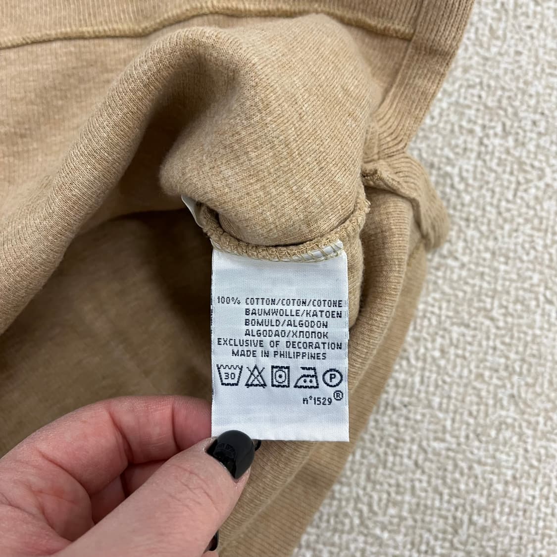 XL 폴로랄프로렌 반집업 코튼 맨투맨 0129M1 상품이미지3