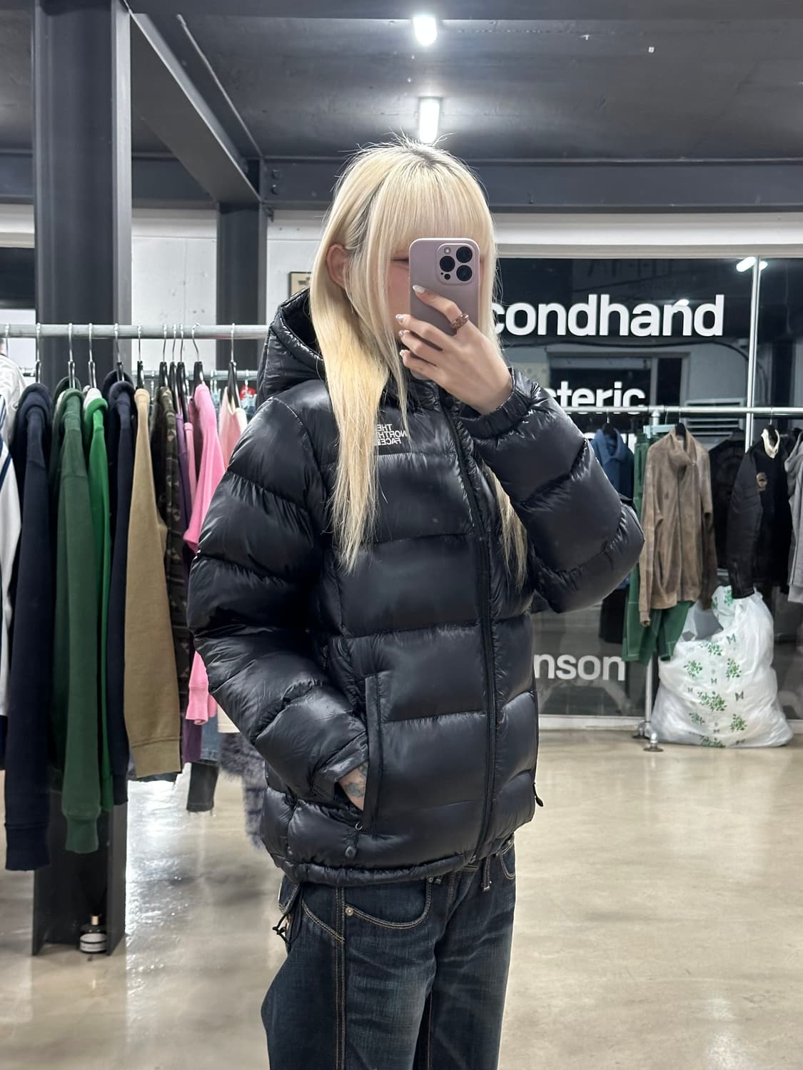 노스페이스 700 눕시 패딩 상품이미지3