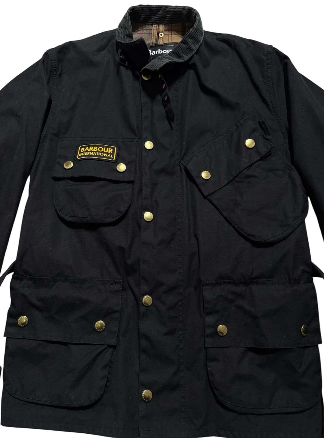 바버 인터네셔널 A7 벨티드 왁스 자켓 상품이미지5