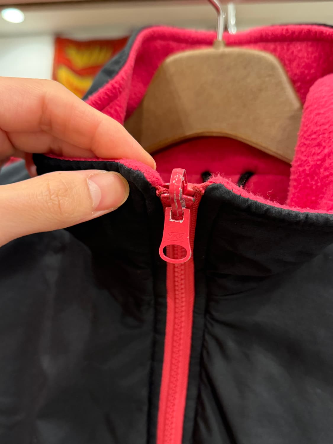 80s Woolrich 울리치 나일론 플리스 베스트 상품이미지4