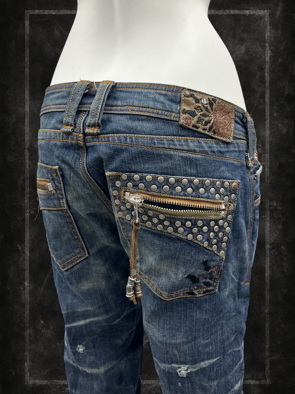 'DIESEL' washing denim western style pan 상품이미지2