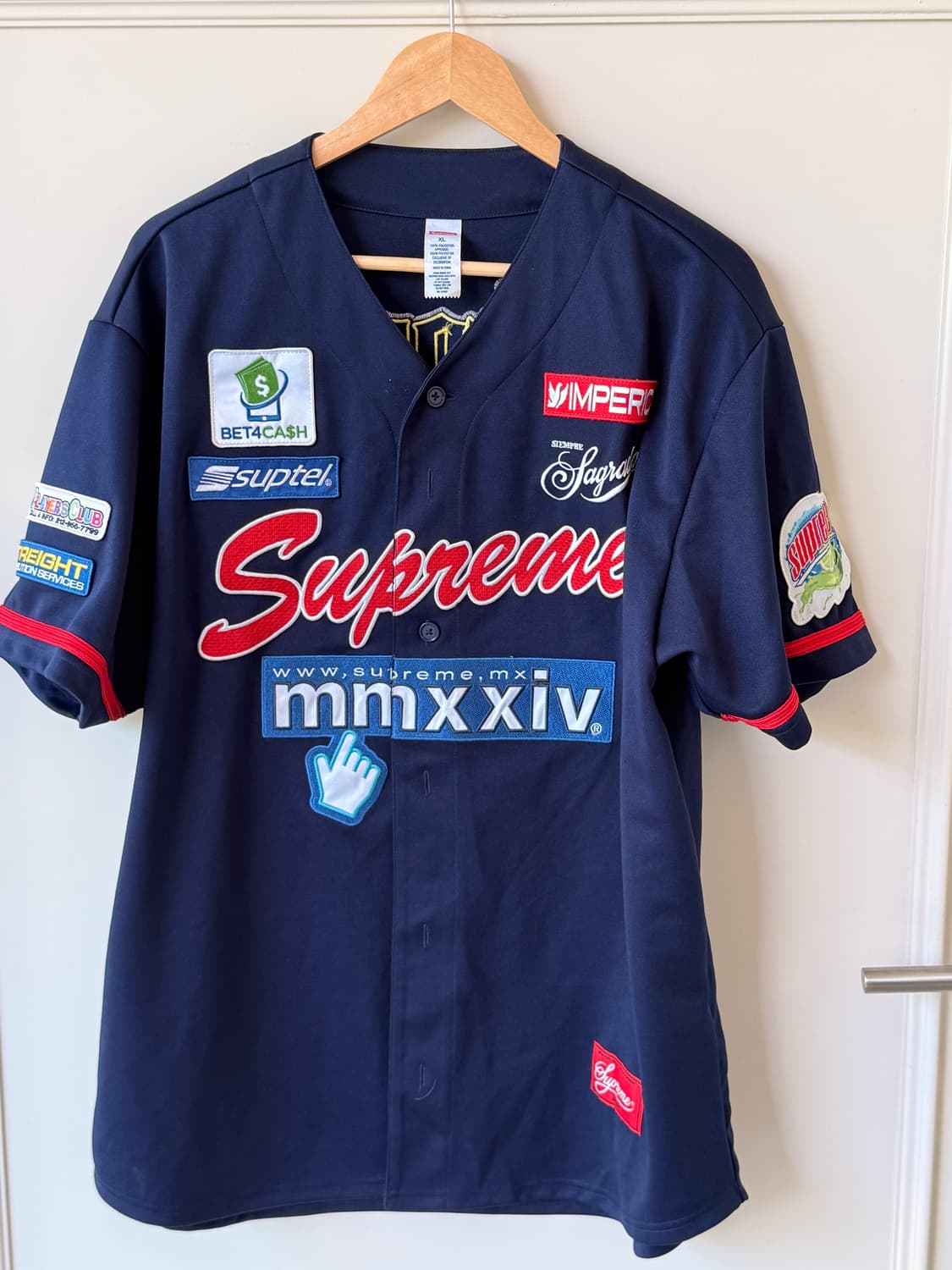 슈프림(Supreme)  Baseball Jersey -24SS 상품이미지1