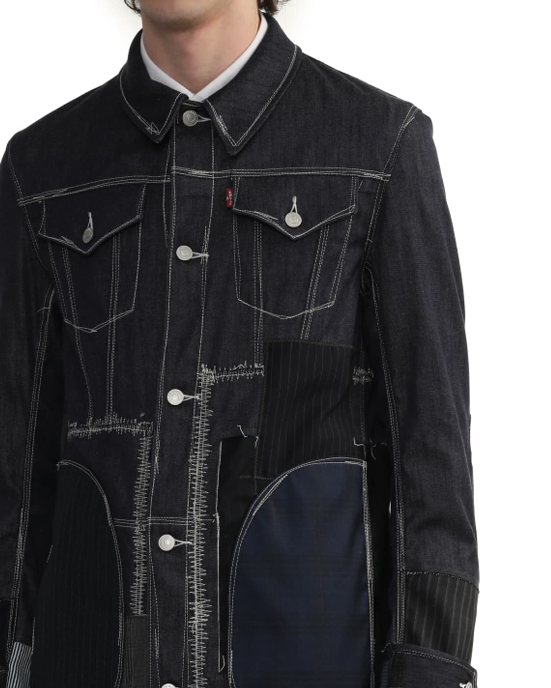 새상품 준야와타나베X리바이스 패치워크 자켓 XS 상품이미지3