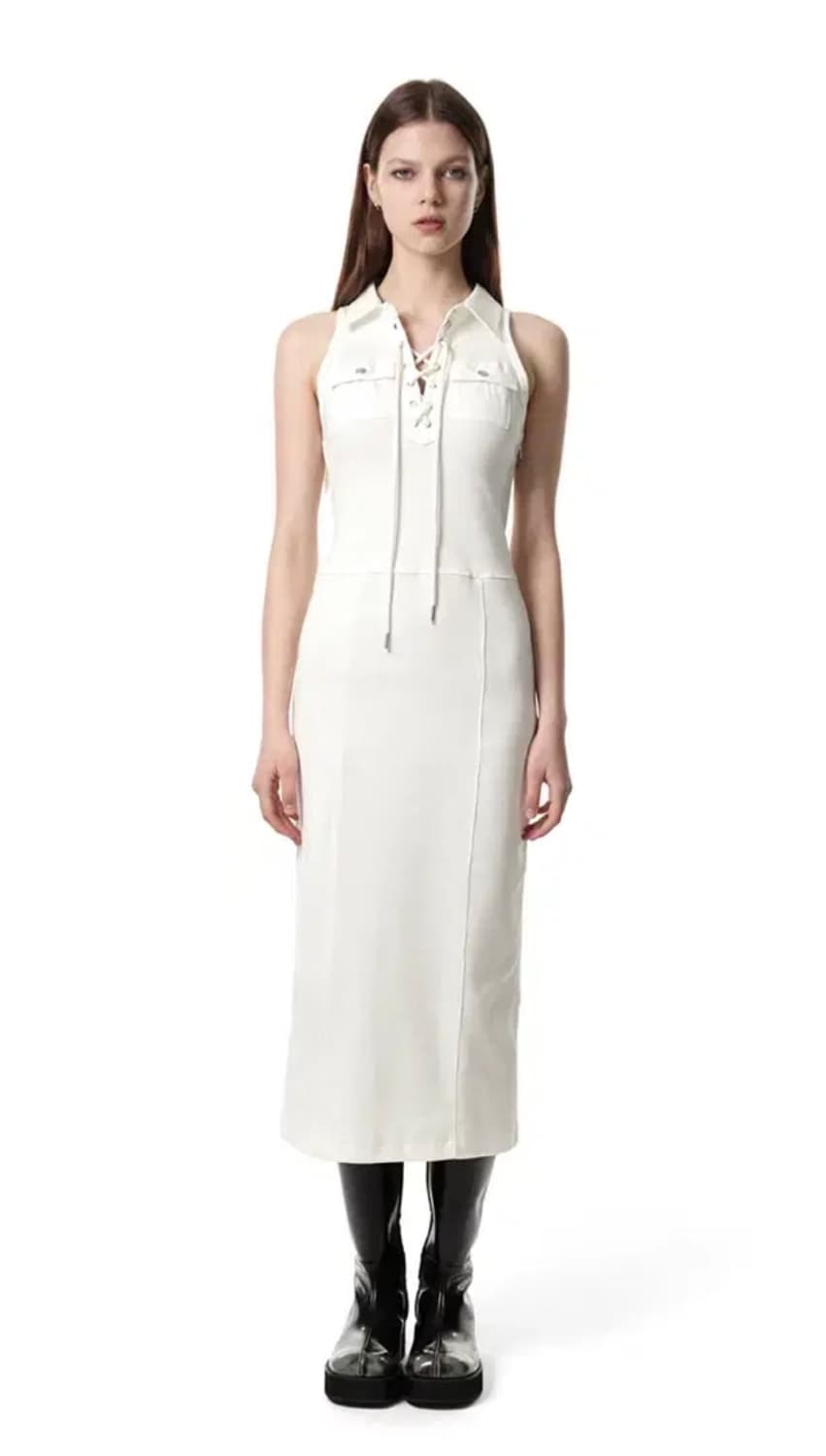 Cerric 원피스 화이트 2사이즈 상품이미지1