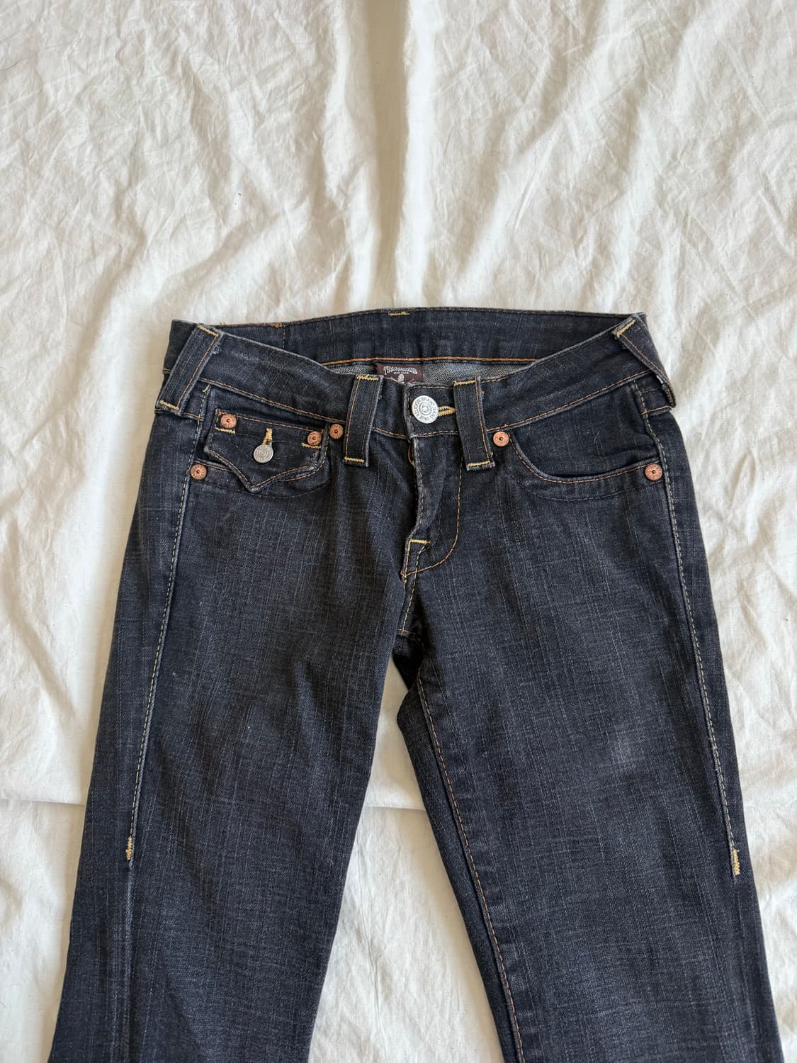 트루릴리전 00‘s 로우라이즈 데님 부츠컷 팬츠  상품이미지3