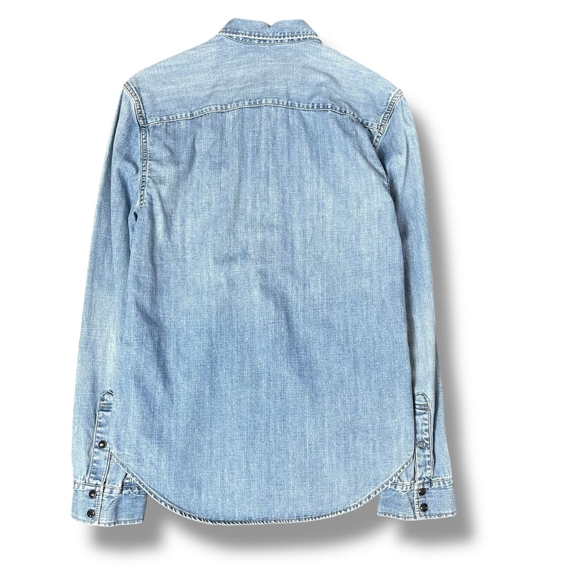 GAP 1969 투포켓 코튼 연청 데님 셔츠 상품이미지2