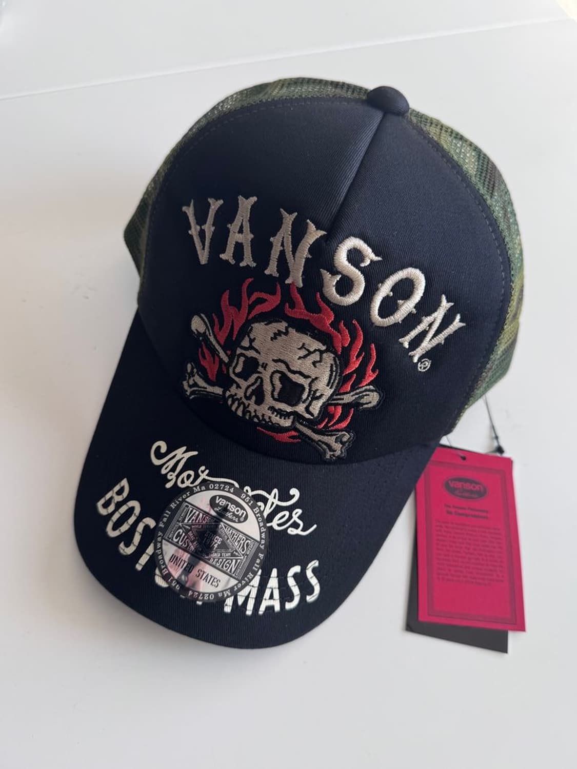 FIRECROSS BONE CAP 파이어 크로스 본 캡 NVCP-2511 상품이미지1