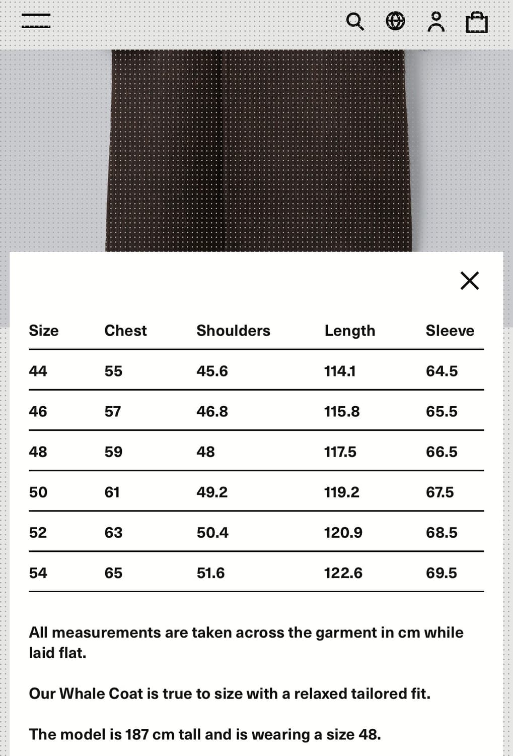 아워레가시 브라운 웨일 코트 상품이미지9