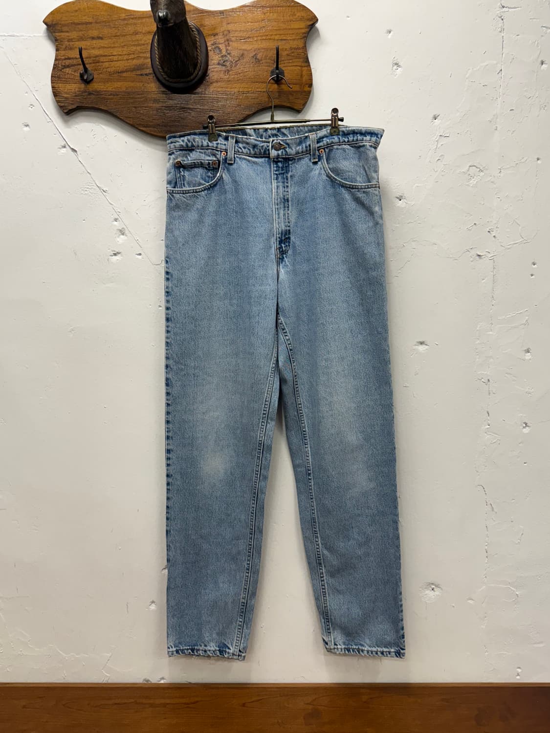 37) 90s USA Levi’s 550 Light Blue Denim  상품이미지5