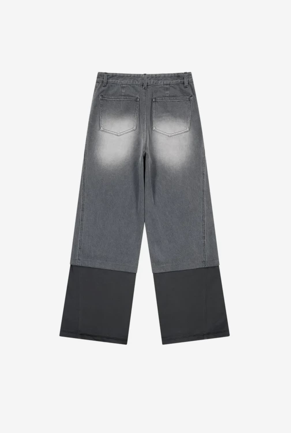 MEA 메아 layered denim pant [black] 상품이미지2