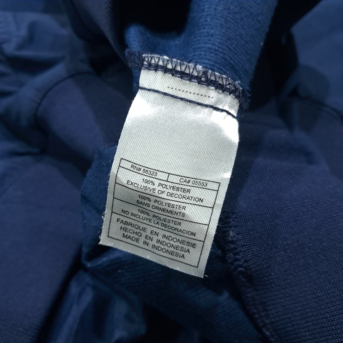 CK145 2XL 나이키 00s 팀 네이비&레드 쉴드자수 바람막이 웜업 상품이미지6