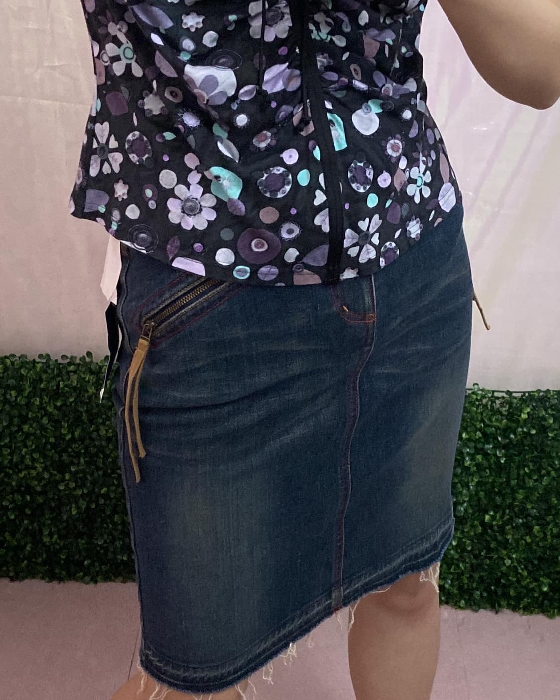 oriental top • denim midi sk 상품이미지7