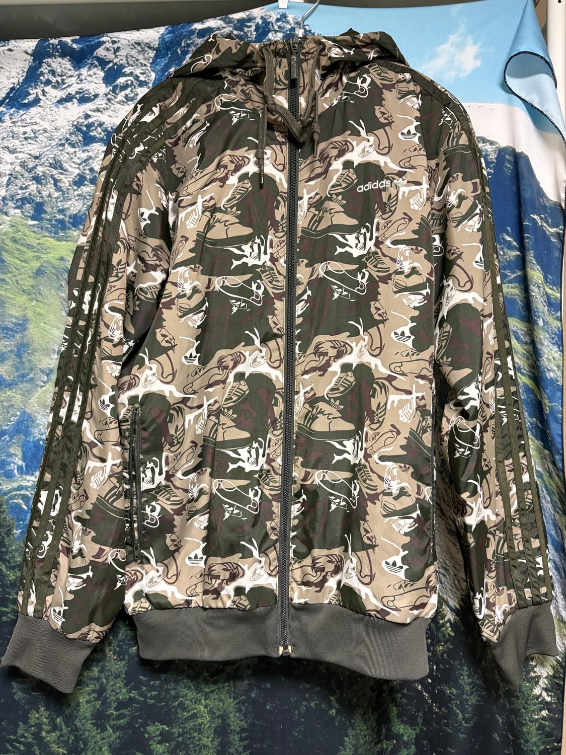 [아디다스] 슈퍼스타 카모 바람막이 상품이미지1