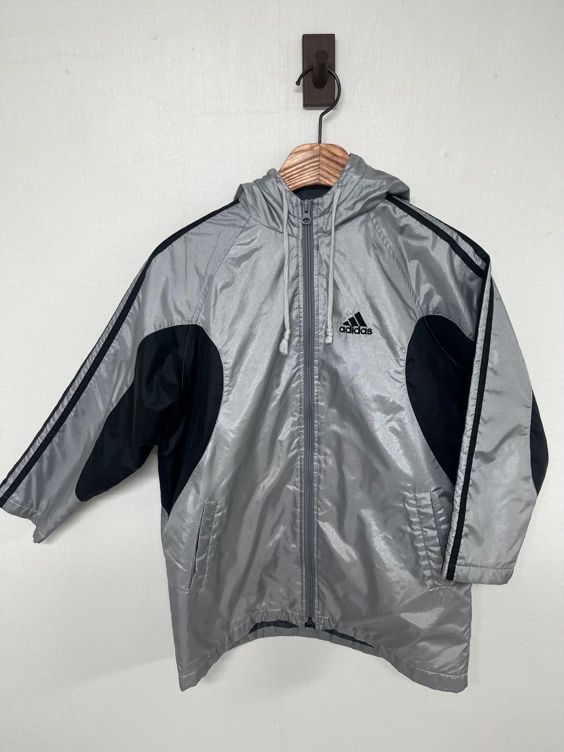 [o/s] 아디다스 실버 벤치 바람막이 상품이미지4
