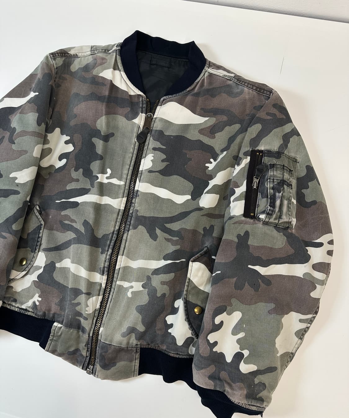 usa 플라이트 카모 ma-1 자켓  상품이미지2