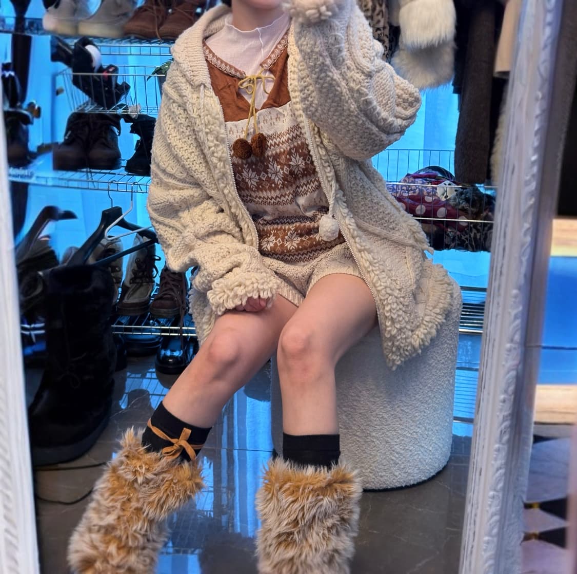 폼폼 울니트자켓 상품이미지2