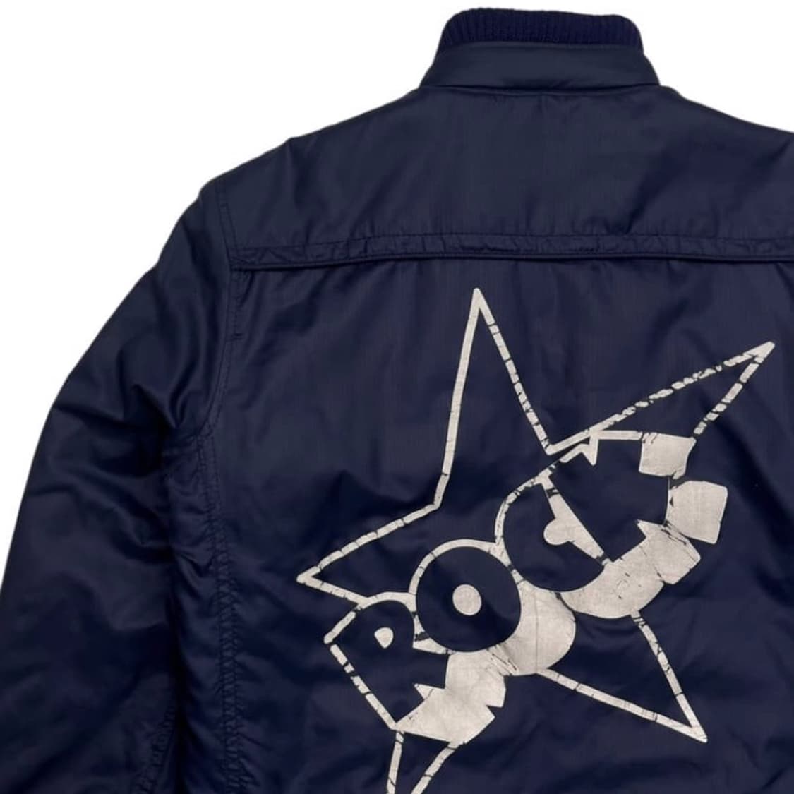 히스테릭 글래머 아카이브 Rock 레이싱 블루종 빅로고 자켓 S 상품이미지5