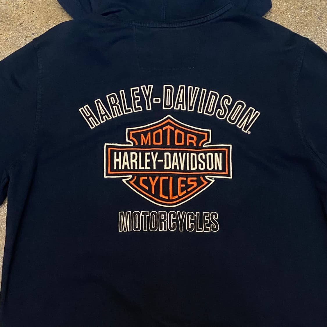 미국 빈티지 할리 데이비슨 로고 후드집업 후드티 상품이미지2