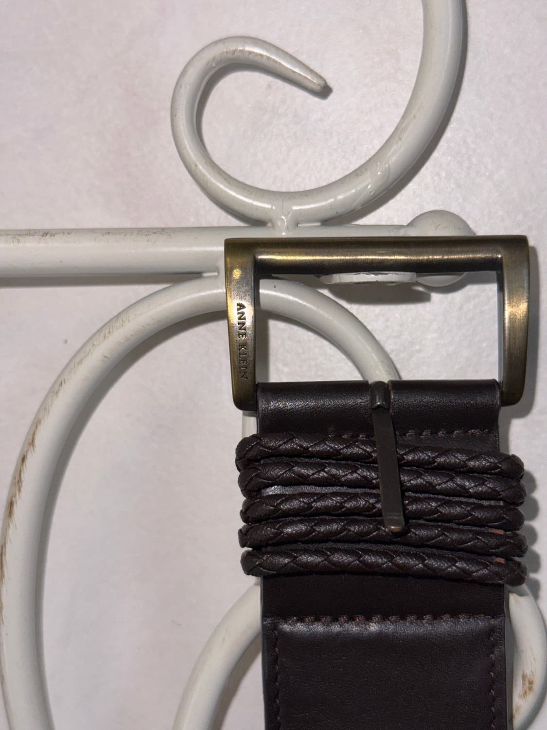 Anne Klein dark brown eyelet strap belt 상품이미지7
