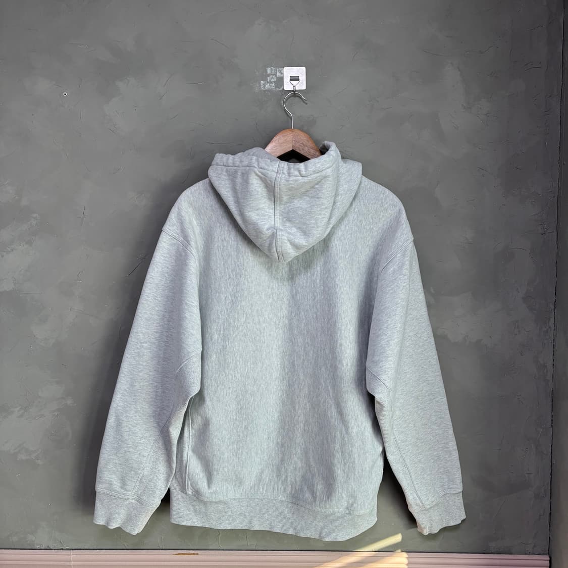 칼하트 wip 아메리칸 스크립트 후드 애쉬 헤더 그레이 상품이미지5