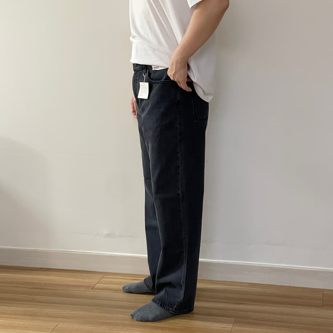 (새제품)유니클로 JWA스트레이트진 07GRAY(33) 상품이미지5