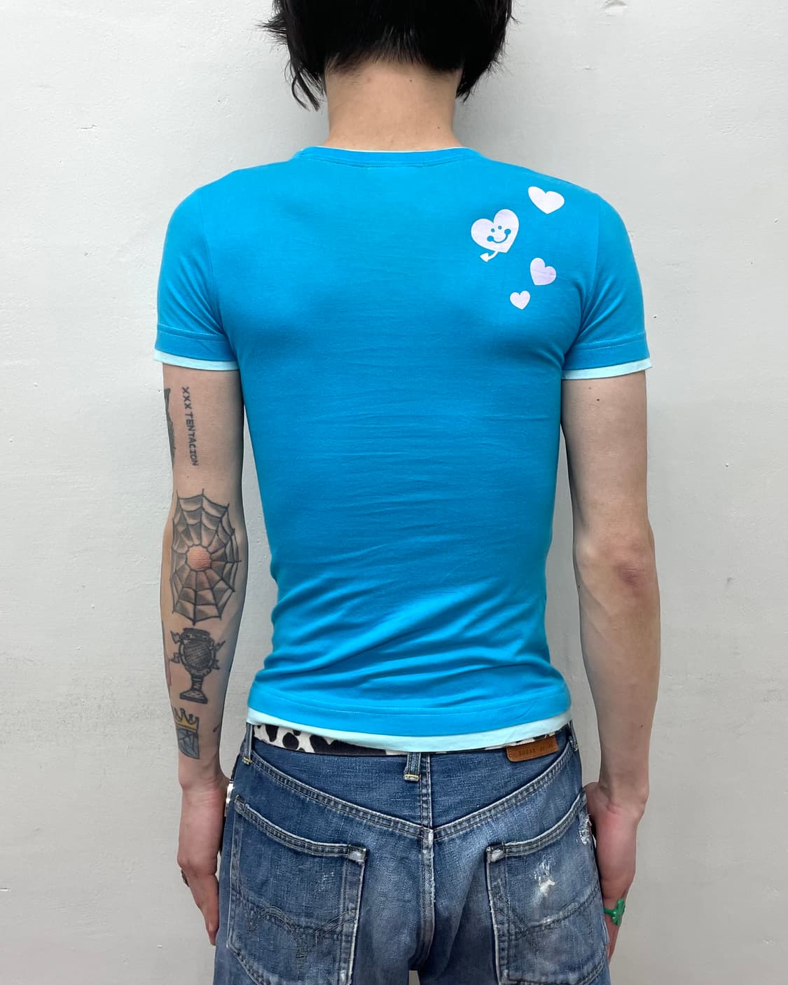 Angel Blue Cutie Devil Blue T-shirt 상품이미지2