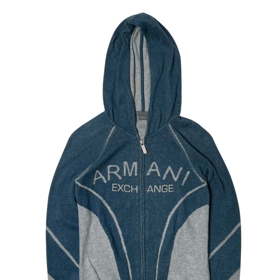 Armani exchange 커브드 라인 집업 후드 상품이미지2