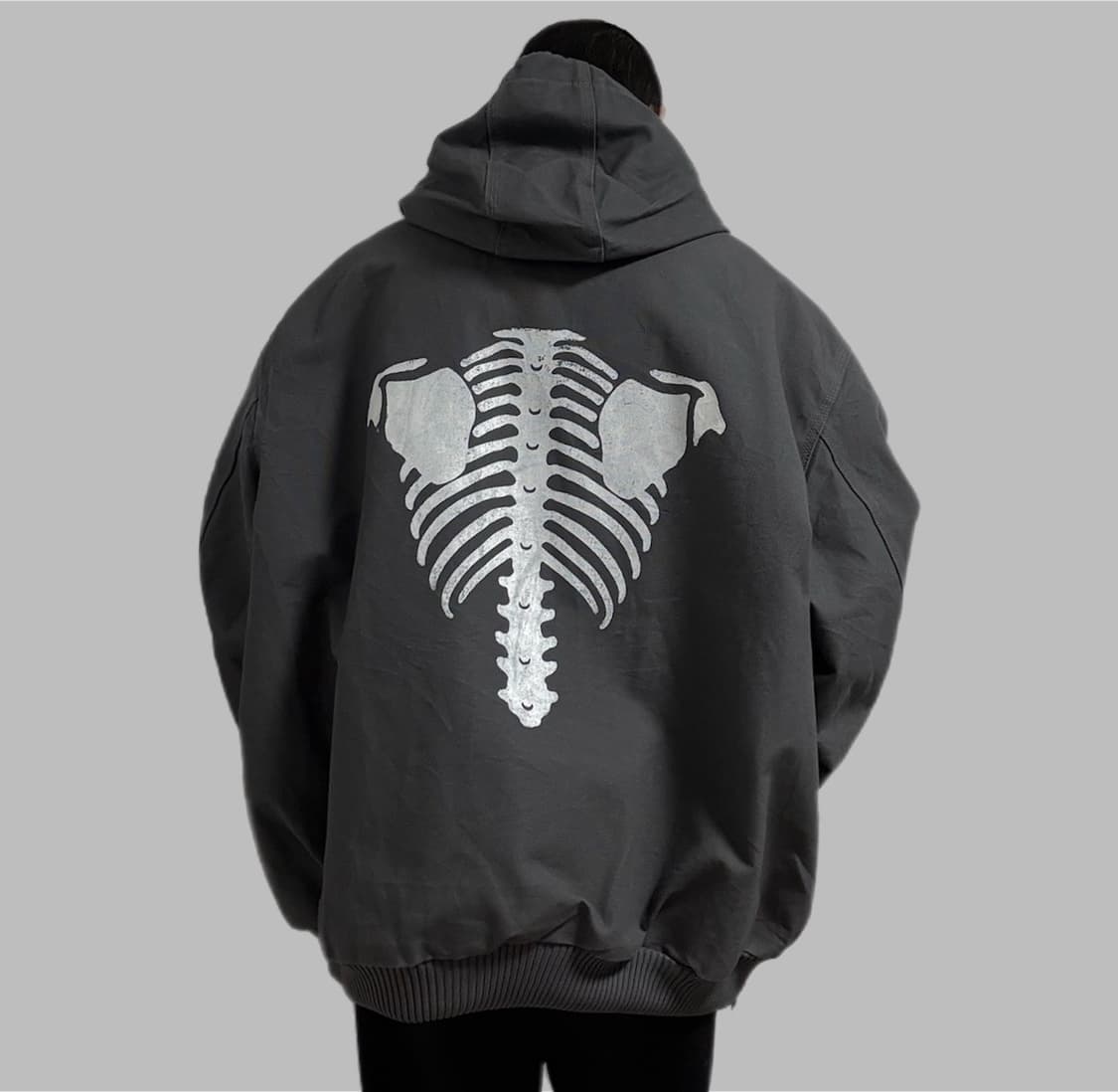 칼하트 본 커스텀 워크 후드 오버핏 봄버자켓 상품이미지1