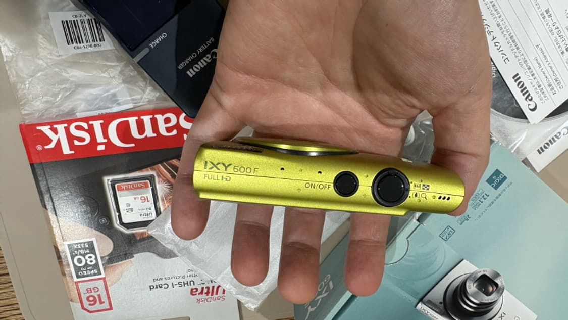 새제품)캐논 익시 600F (익서스 230HS) 빈티지디카 풀박스 상품이미지5