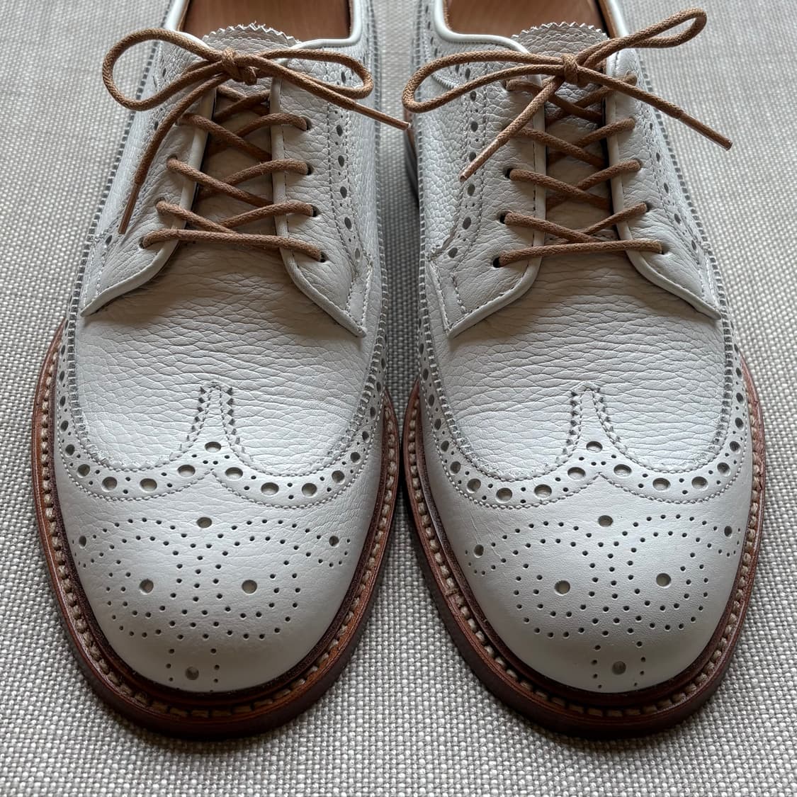 [UK7] Berwick 4794 화이트 그레인 브로그 윙팁 상품이미지2