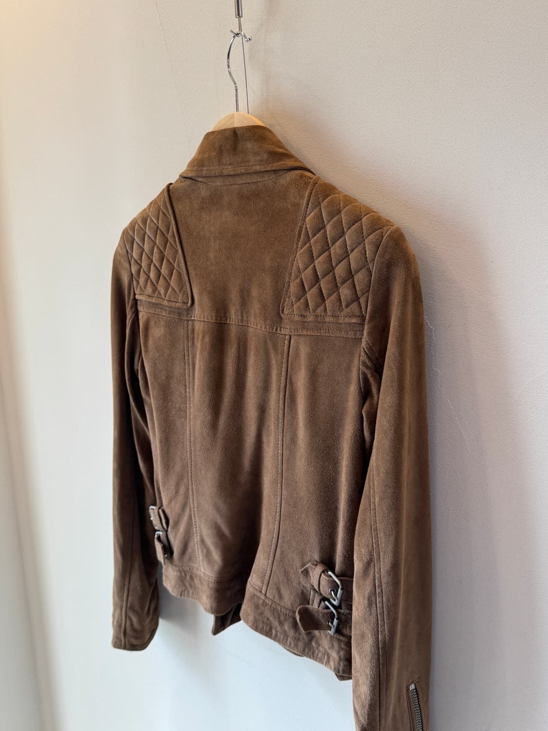 올세인츠 스웨이드 라이더 자켓(O48) 상품이미지7