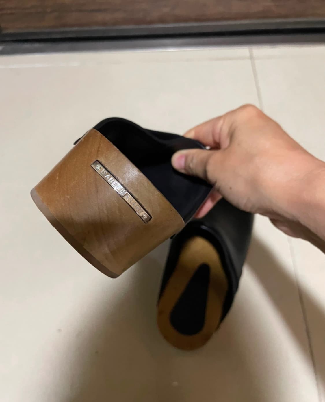 이자벨마랑 Isabel Marant 클로그 블랙 240 착용1회 상품이미지2