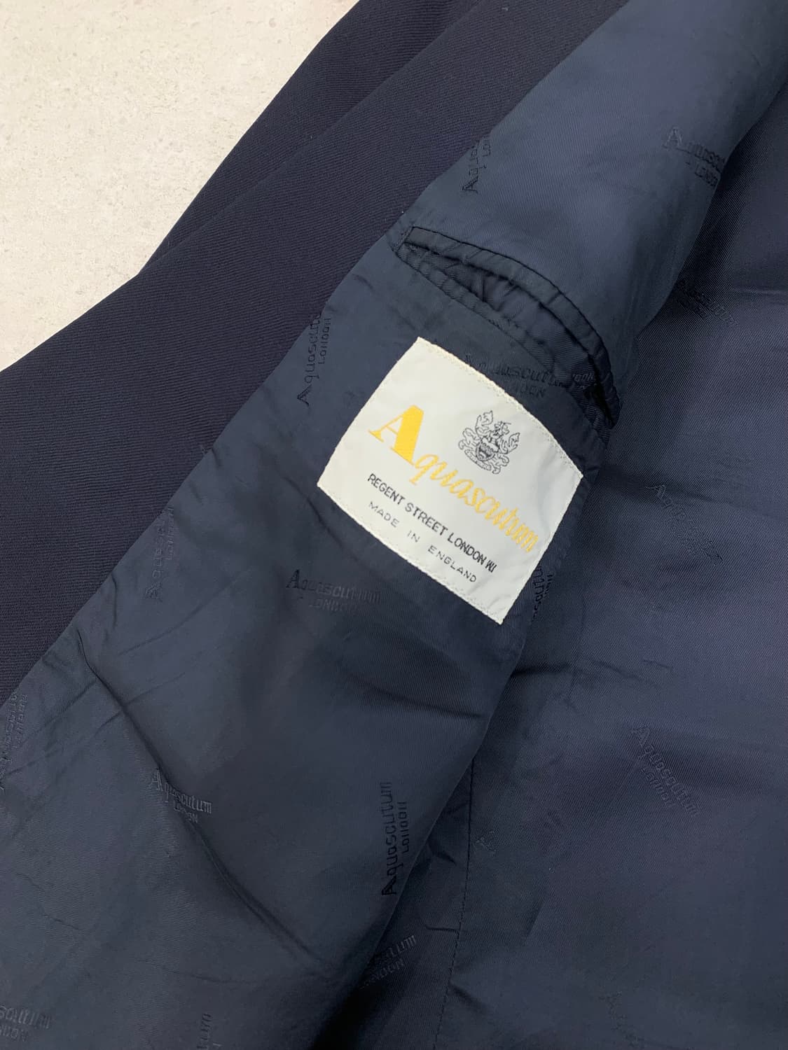 Aquascutum 아쿠아스큐텀 금장 싱글블레이저 상품이미지4